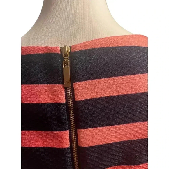 Jessica Howard sleeveless striped dress pink and navy size 6 - Picture 5 of 6